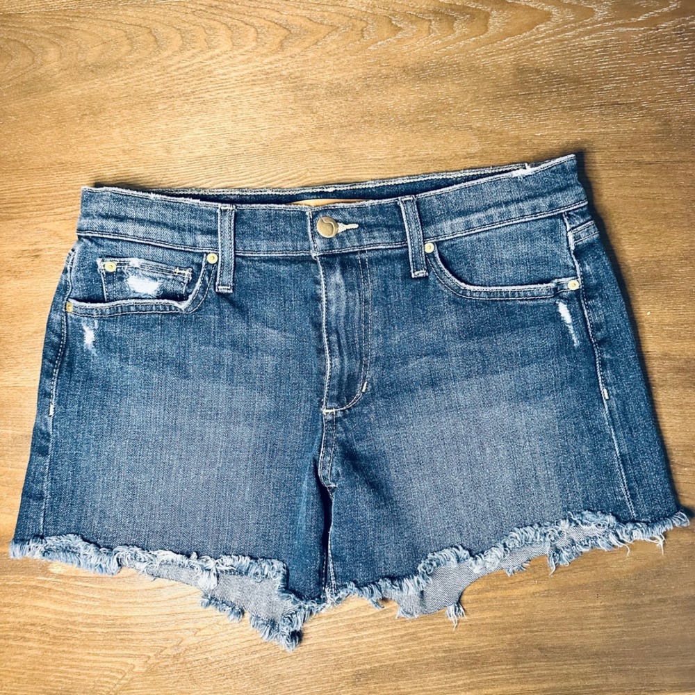 JOE'S JEANS The Ozzie 4" Cut Off‎ Short Alma Medium Wash Denim Women's 27